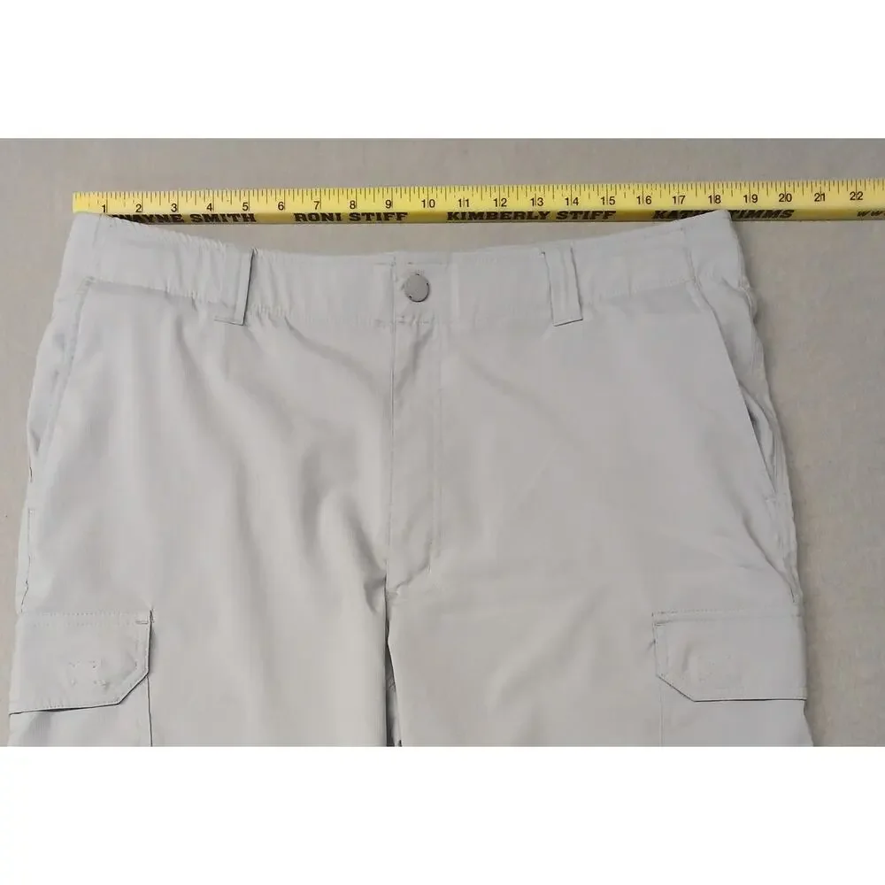 Roundtree & Yorke (36) Gray Perfromance Dri-Fit Cargo Shorts